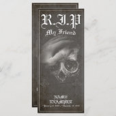 Rust in vrede mijn vriend - vintage (Voorkant / Achterkant)