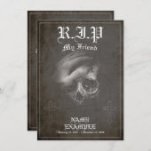 Rust in vrede mijn vriend - vintage (Voorkant / Achterkant)