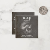 Rust in vrede mijn vriend - vintage notitiekaartje (Voorkant / Achterkant in situ)