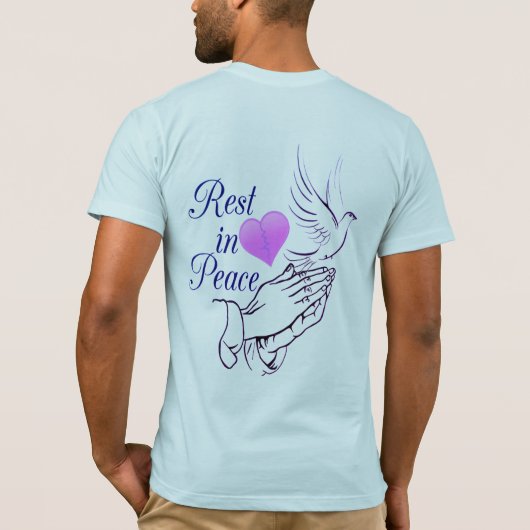 Rust in Vrede T-shirts Angel Wings (Achterkant)