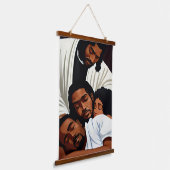 Rust in Zijn aanwezigheid Hout Overgoten Wandtapij Hangend Wandkleed (Gebogen)