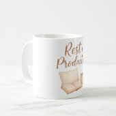 Rust is Productief  Koffiemok (Voorkant links)