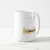 Rust is productief - Mentale gezondheid bewustzijn Koffiemok (Voorkant rechts)