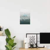 Rust Is Productief – Minimal Motivatieposter Poster (Thuiskantoor)