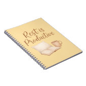 Rust is Productief  Notitieboek (Rechterzijde)
