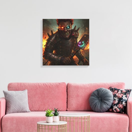 Rust Jester Canvas Afdrukken (Insitu (Woonkamer))