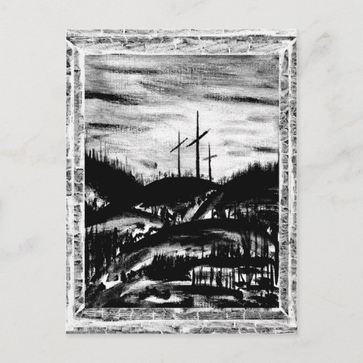 Rust kruis briefkaart (Voorkant)
