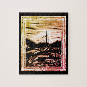 Rust kruis legpuzzel