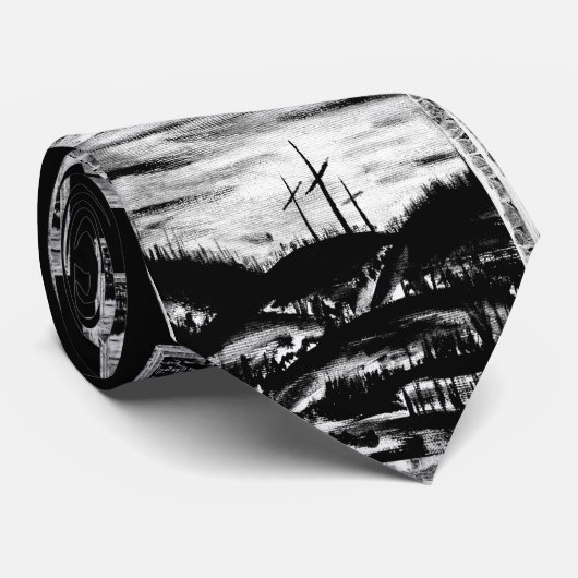 Rust kruis stropdas (Opgerold)