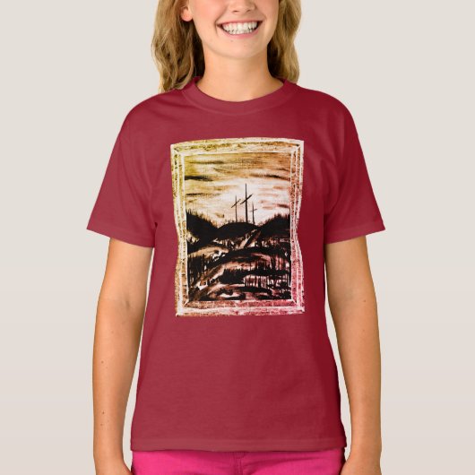 Rust kruis t-shirt (Voorkant)