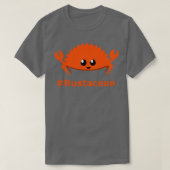 Rust Language Lang Unofficial Mascot Ferris T-shirt (Design voorkant)