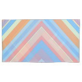 Rust Leaf Geometric Pattern Pillowcases – Modern A Kussensloop (Voorkant-Links)