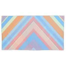 Rust Leaf Geometric Pattern Pillowcases – Modern A Kussensloop