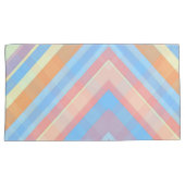 Rust Leaf Geometric Pattern Pillowcases – Modern A Kussensloop (Voorkant-Rechts)