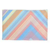 Rust Leaf Geometric Pattern Pillowcases – Modern A Kussensloop (Achterkant-Links)