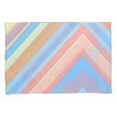 Rust Leaf Geometric Pattern Pillowcases – Modern A Kussensloop (Voorkant-Rechts)