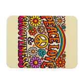 Rust, liefde en grootheid Flexibele fotomagneet Magneet (Horizontaal)