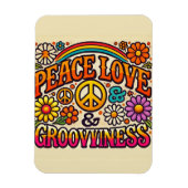 Rust, liefde en grootheid Flexibele fotomagneet Magneet (Verticaal)