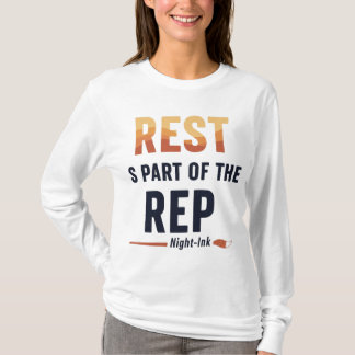 Rust maakt deel uit van de rep - Bold Night Ink T-shirt