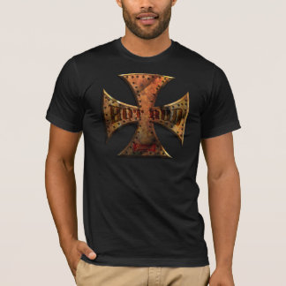 RUST-MALT-CROSS-FLAT-001 T-SHIRT