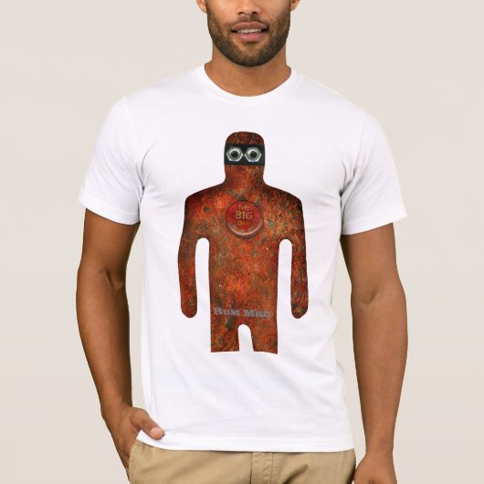 Rust Man - de getraind Super Hero Funny T-shirt (Voorkant)