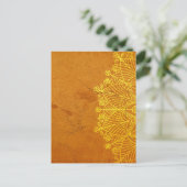 Rust Mandala Zen Rustic Body Mind Spirit Briefkaart (Staand voorkant)