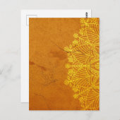 Rust Mandala Zen Rustic Body Mind Spirit Briefkaart (Voorkant / Achterkant)