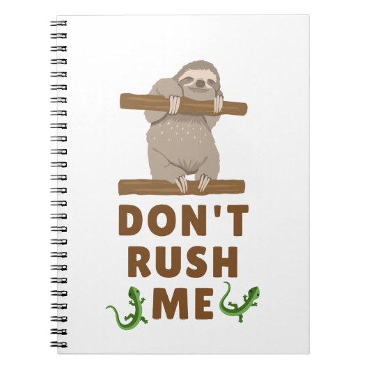 Rust me niet notitieboek (Voorkant)