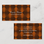 Rust Metallic look Diamond Tegels Visitekaartje (Voorkant / Achterkant)