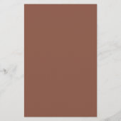 Rust | Modern handgeschreven menu voor weduwschapp (Achterkant)