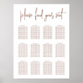 Rust | Moderne handgeschreven scriptsessiediagram Poster (Voorkant)