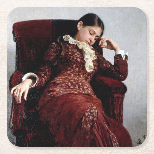 Rust nemend, Ilya Repin Kartonnen Onderzetters (Voorkant)