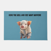 RUST NIET OP DE DEURBELL-DOORMAT DEURMAT (Voorkant)