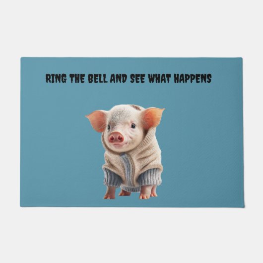 RUST NIET OP DE DEURBELL-DOORMAT DEURMAT (Voorkant)