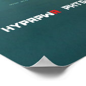 "Rust" Nissan GT-R in industriegebied op zonsonder Poster (Hoek)