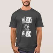Rust- of bustlicentie-Bord T-shirt (Voorkant)