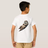 Rust & Ontspanning: Otter onderweg T-shirt (Achterkant volledig)
