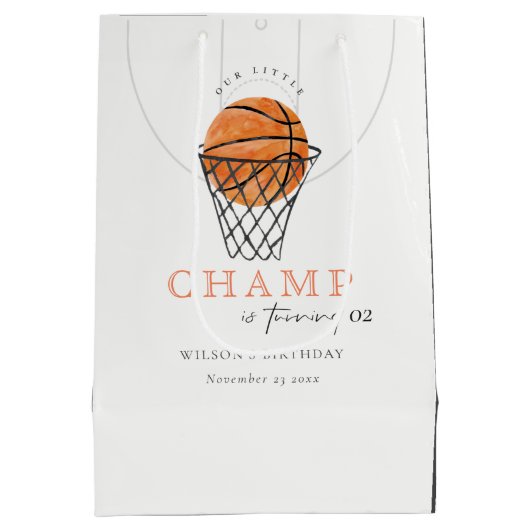 Rust onze kleine honkbal elke dag op elke leeftijd medium cadeauzakje (Achterkant)