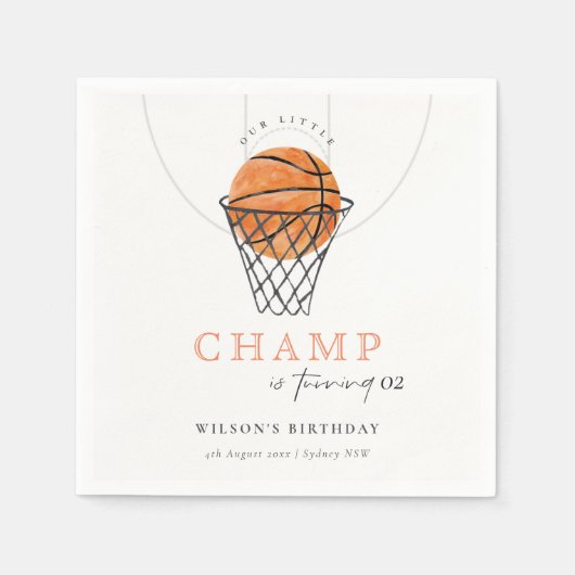 Rust onze kleine honkbal elke dag op elke leeftijd servet (Voorkant)