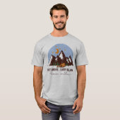 Rust op Camping Unisex T-Shirt (Voorkant volledig)