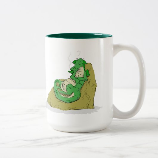 Rust op de buit tweekleurige koffiemok (Rechts)