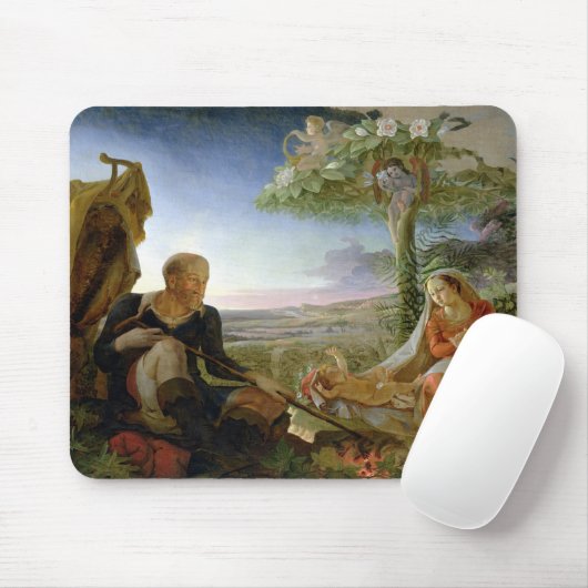 Rust op de vlucht naar Egypte, 1805-6 Muismat (Met muis)