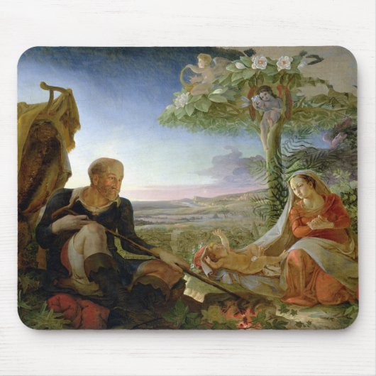 Rust op de vlucht naar Egypte, 1805-6 Muismat (Voorkant)