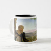 Rust op de vlucht naar Egypte, 1805-6 Tweekleurige Koffiemok (Voorkant links)