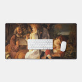Rust op de vlucht naar Egypte (Caravaggio) Bureaumat (Keyboard & Muis)