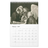 Rust op de vlucht naar Egypte (Caravaggio) Kalender (Feb 2027)