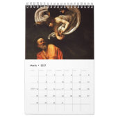 Rust op de vlucht naar Egypte (Caravaggio) Kalender (Mar 2027)