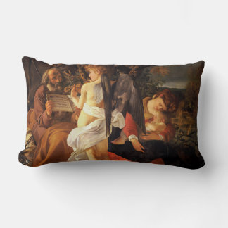 Rust op de vlucht naar Egypte (Caravaggio) Kussen