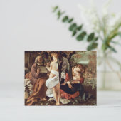 Rust op de vlucht naar Egypte door Michelangelo Me Briefkaart (Staand voorkant)