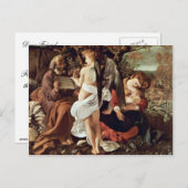 Rust op de vlucht naar Egypte door Michelangelo Me Briefkaart (Voorkant / Achterkant)